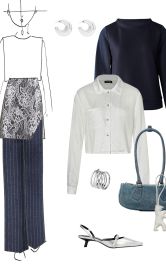 Модель місяця - спідниця-брюки: багатошаровість у стилі «нульових»