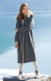 Женское пальто прямого кроя Burdastyle