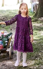Дитяча мереживна сукня Burdastyle