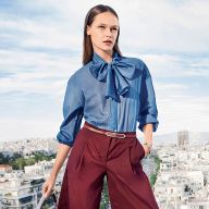 Бордо & синій – актуальний тренд