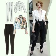 Модели Burda Style в стиле Эммы Стоун