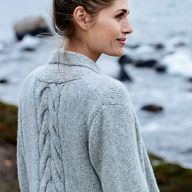 Тепло і затишок: в’яжемо кардиган із шалевим коміром на спицях