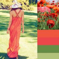 Літні сукні в червоних кольорах