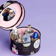 Як зробити круглу косметичку для парфумів і прикрас
