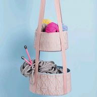 Як зробити підвісний органайзер власноруч