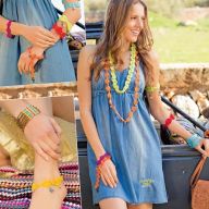 Как связать крючком стильные украшения