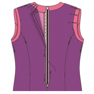 Як пришити вручну підкладку до сукні