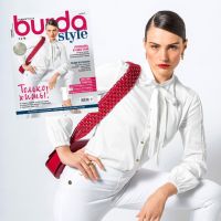 Белая блузка с обложки Burda Style 9/2021