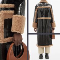 Модное пальто-дубленка