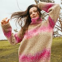 Викрійки пуловерів із в'язаного полотна