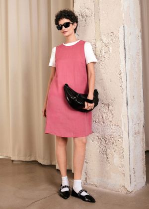 Сукня А-силуету з мусліну