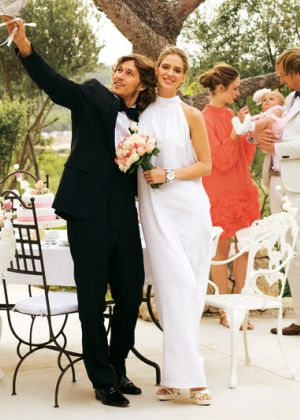 Сукня весільна довга з американською проймою