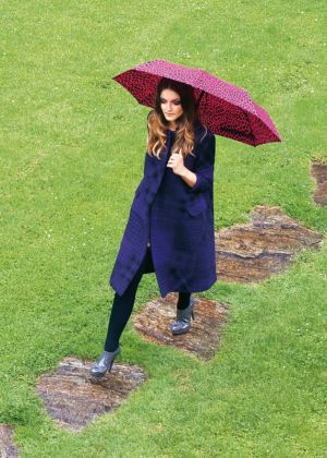 Пальто А-силуету з лодену