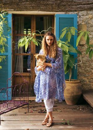 Брюки з батистового шитва довжиною 7/8