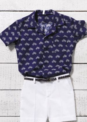 Рубашка с кокеткой