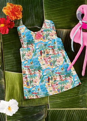 Платье с запахом на спинке