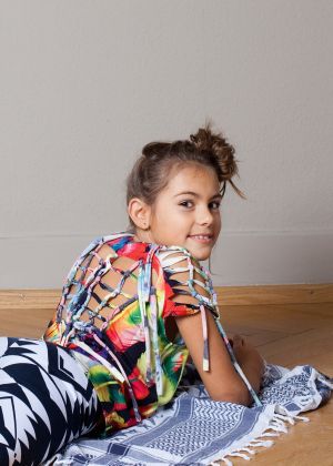 Топ с мини-рукавами реглан