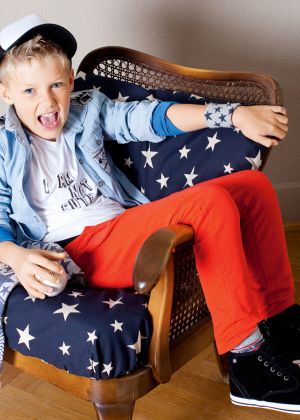 Брюки в джинсовом стиле для мальчика