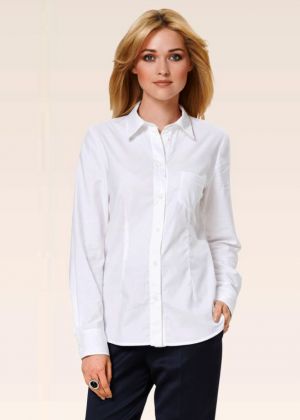 Блуза-рубашка классическая приталенного кроя