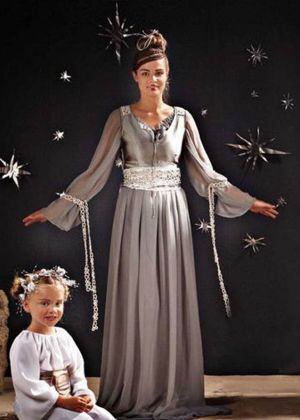 Костюм "Космическая королева" - платье, пояс