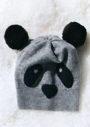 Шапочка-"Панда" і рукавиці з "кігтями"