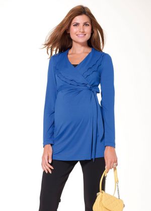 Блуза-туника трикотажная для беременных