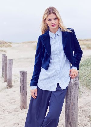 Блейзер-спенсер з оксамиту