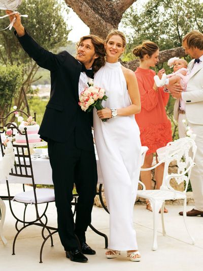 Сукня весільна довга з американською проймою