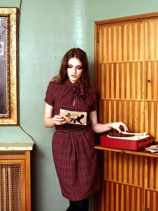 Спідниця-тюльпан із шерстяної тканини