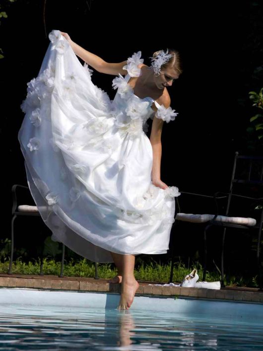 Сукня весільна з ліфом-корсажем