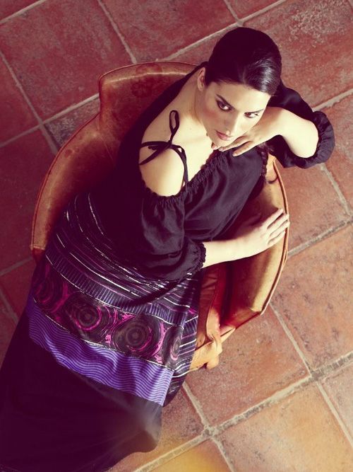 Топ с бретелями-завязками и кулиской на талии