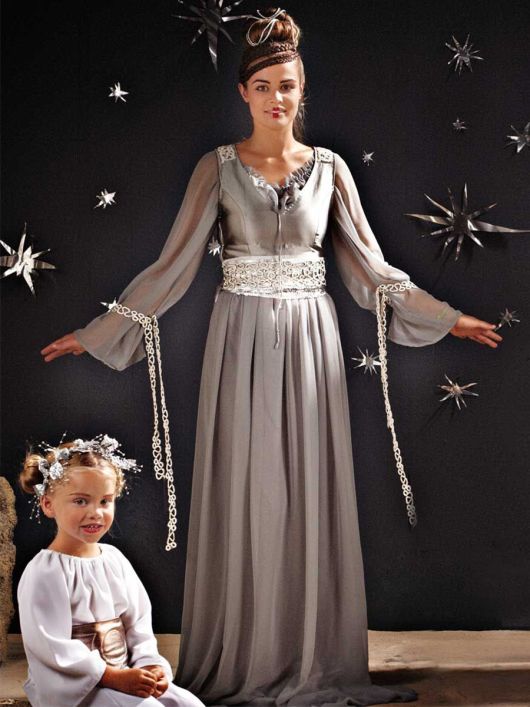 Костюм "Космическая королева" - платье, пояс