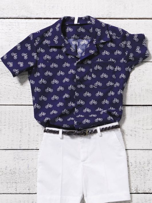 Рубашка с кокеткой