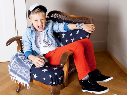 Брюки в джинсовом стиле для мальчика