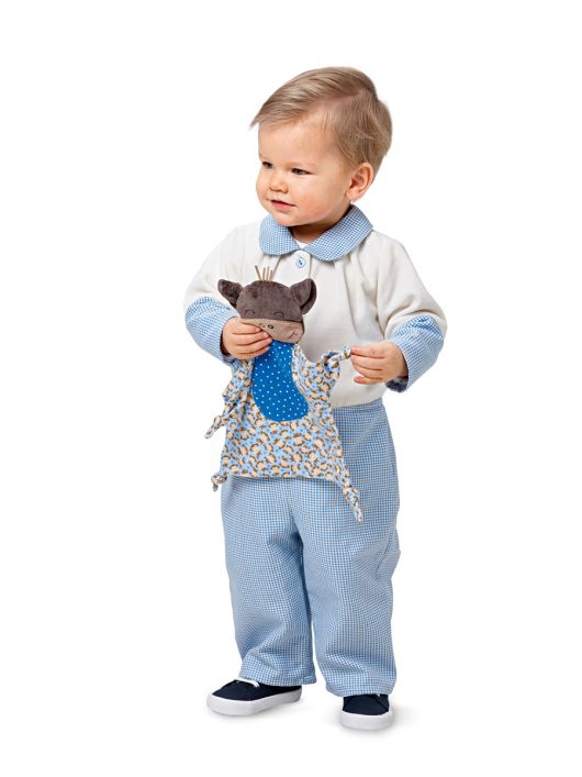 Мягкие игрушки: мишка, овечка, коровка и божья коровка