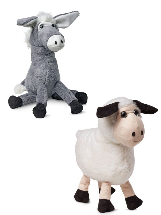 Мягкие игрушки Осел и Овца