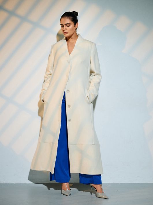 Пальто максі з кашеміру