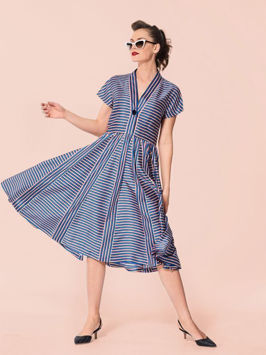 Платье винтажное из Burda Moden 6/1955