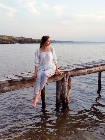 Блузка до еко-флешмобу "Я її зробила із..."