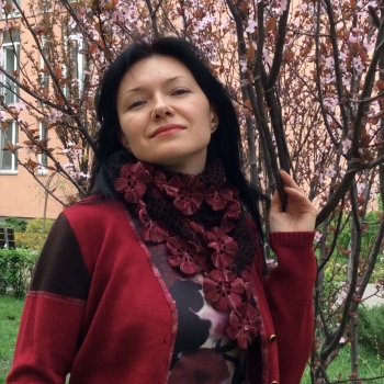 Кардиган і шаль "Квітуча вишня"