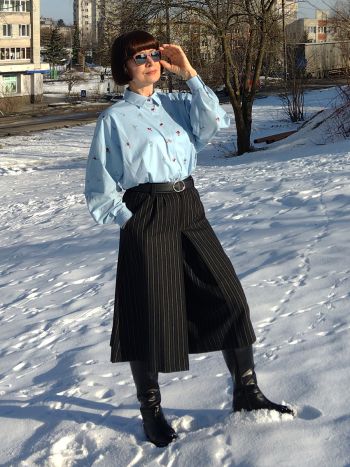 Спідниця-брюки з журналу Burda 2/1982