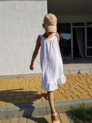 Дитяча сукня А-силуету з оборками