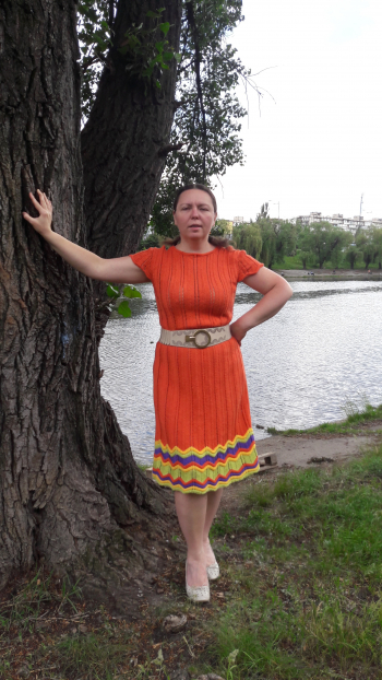 В'язана сукня