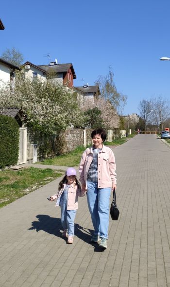 Family look. Куртка для онуки.