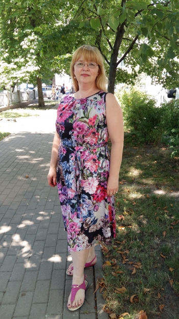 Літня сукня комбінована 