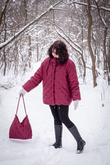 Стьобана куртка і сумка