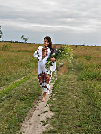 Весільна сукня.