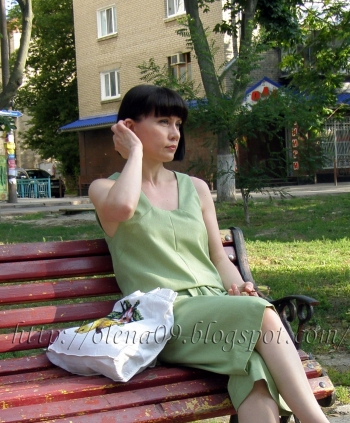 Лляний комбінезон