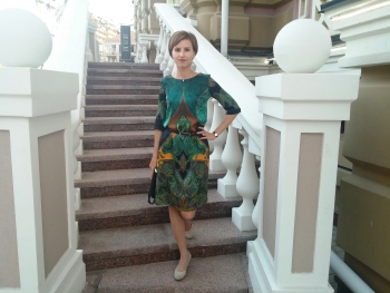 Сукня із купонного шовку