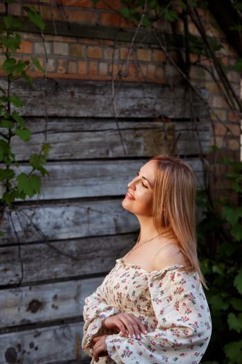 Сукня до флешмобу нікопольского клубу швачок «Квіткова феєрія»
